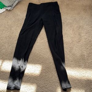 Athleta Kids Black and Gray Leggings
